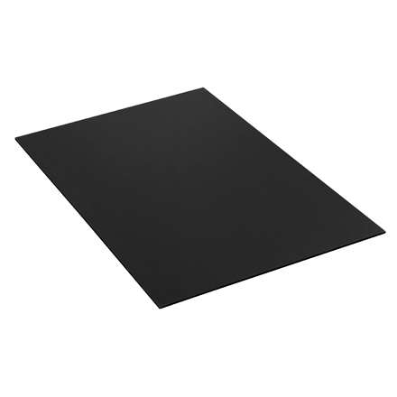 24 x 36" Black Plastic Corrugated Sheets